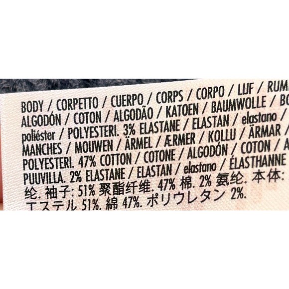 Disneyland Gray Waffle Knit Long Sleeve Silver Bling Sequin Top - Picture 7 of 8